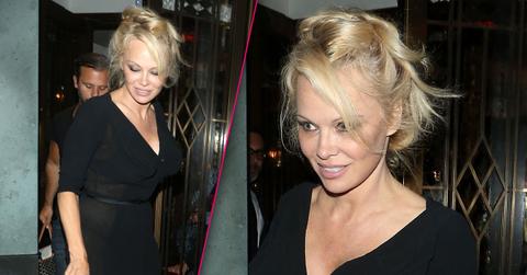 Pamela Anderson Face Unrecognizable London