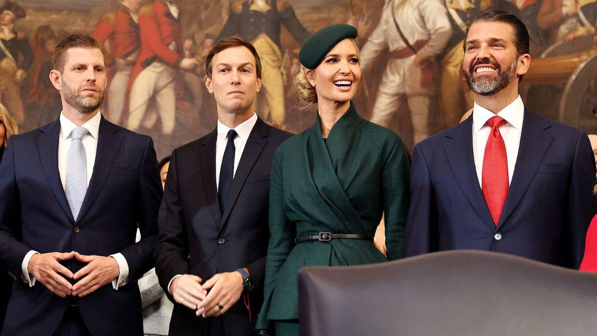 Photo of Eric Trump, Jared Kushner, Ivanka Trump, Donald Trump Jr.