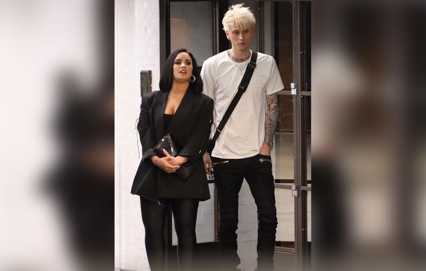 Demi Lovato Spotted In L.A. With Rapper Machine Gun Kelly