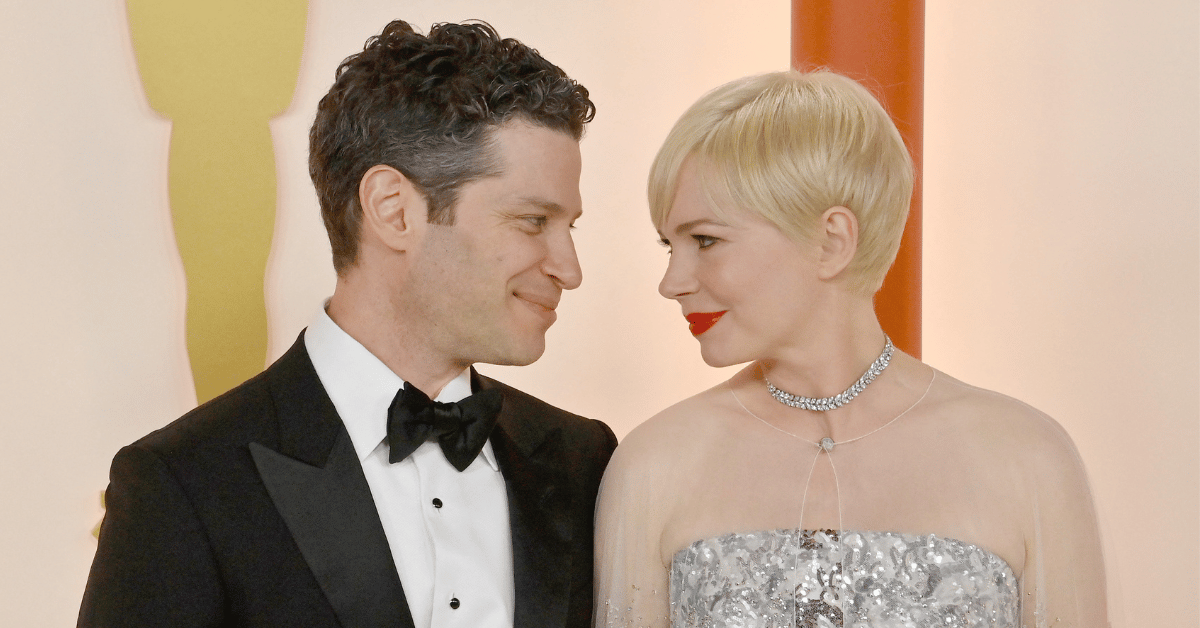 Photo of Michelle Williams and Thomas Kail