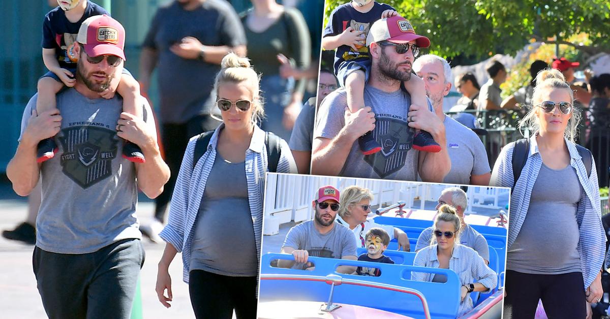 Carrie Underwood Sports Baby Bump During Family Disneyland Trip