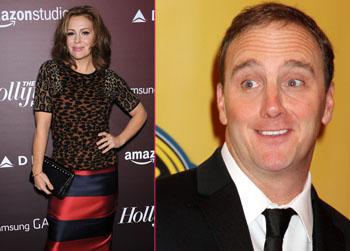 Alyssa Milano and Jay Mohr