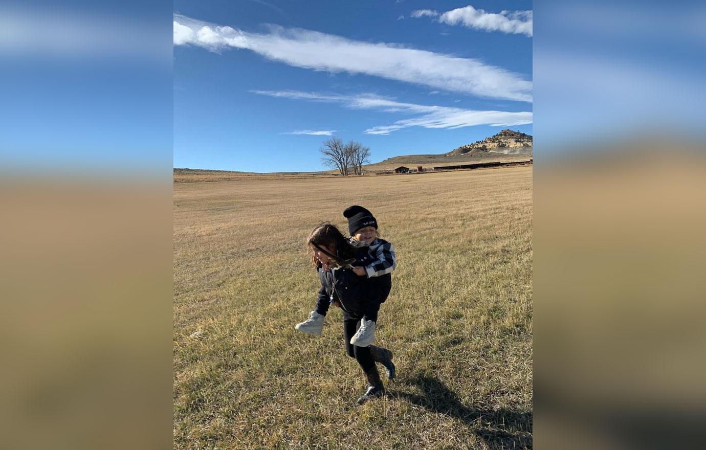 Kourtney Kardashian Takes Kids To Wyoming After She Quits KUWTK