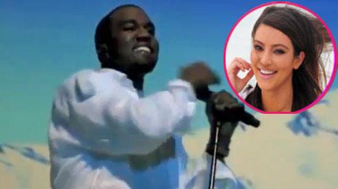 //kanye west announces kim kardashian pregnancy