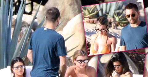 Kourtney Kardashian & Sofia Richie Thong Bikinis Vacation Scott Disick