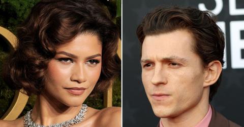 picture of Zendaya and tom Holland
