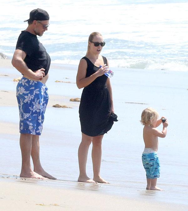 Daddy Daycare! Jessica Simpson's Hot Hubby Eric Johnson Takes Son