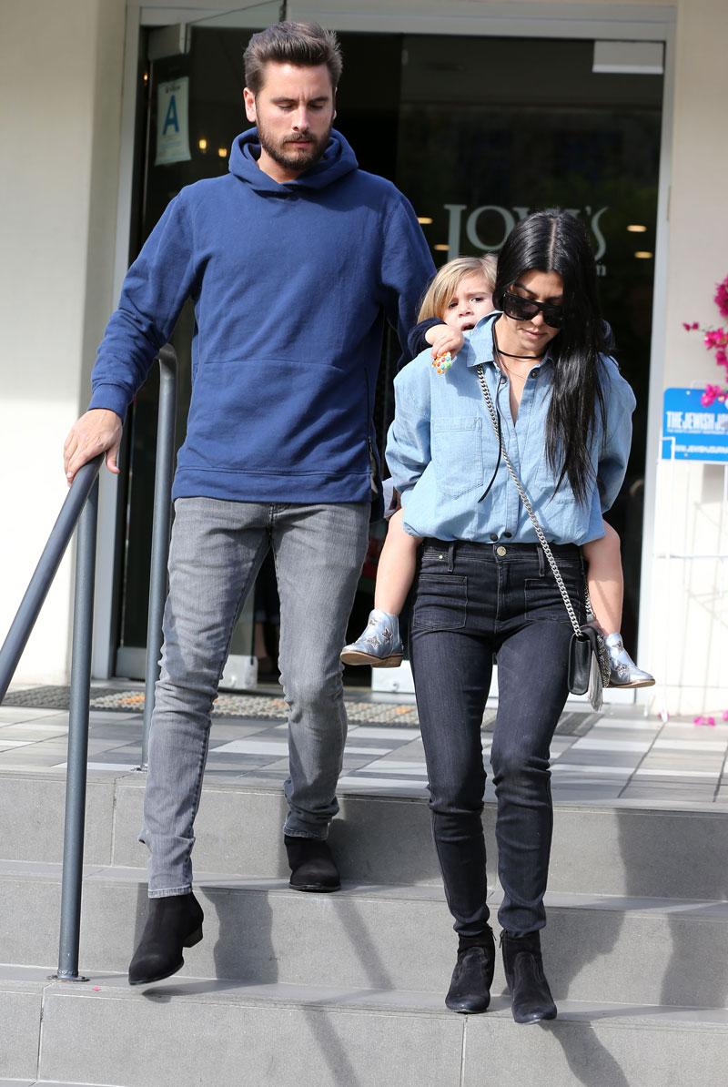 Kourtney Kardashian Scott Disick Lunch Penelope