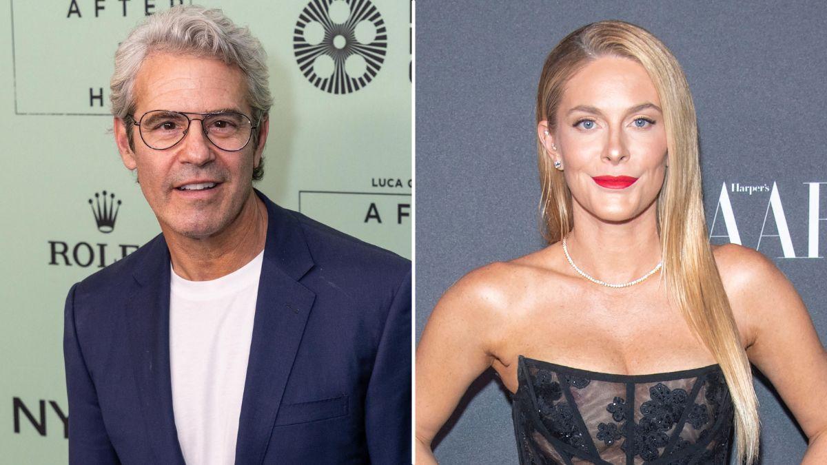 split image of Andy Cohen and Leah McSweeney