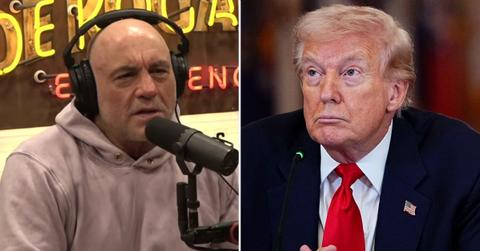 Photo of Joe Rogan, Donald Trump