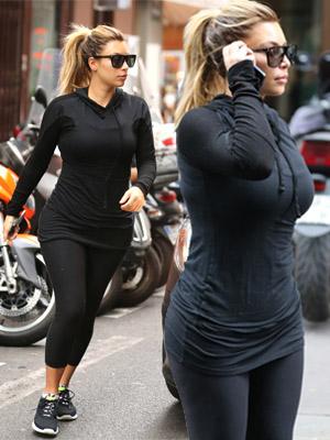 //kim kardashian workout