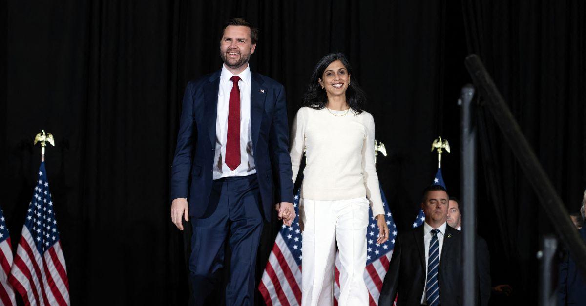 Photo ofJD and Usha Vance