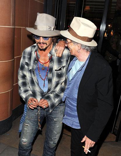 PHOTOS: Johnny Depp Hangs Out With Keith Richards