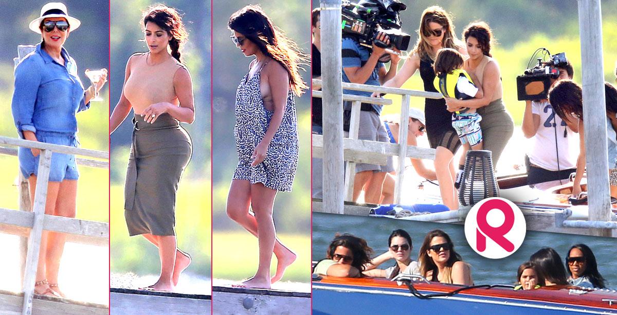 //kardashian hamptons filiming kuwtk wide