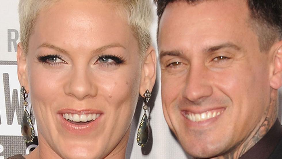 //pink with her husband carey hart