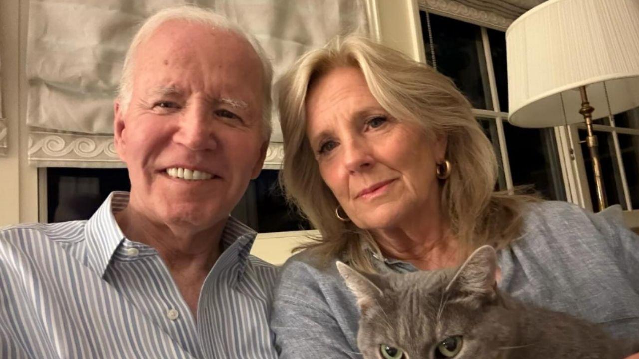 A photo of Joe Biden and Jill Biden