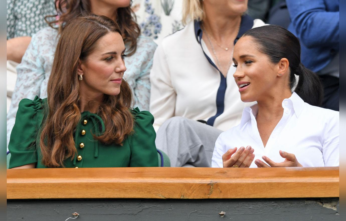 Meghan And Kate Try To Bury Feud Rumors Wimbledon