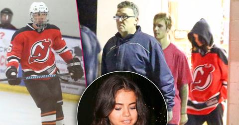 Selena Gomez Wears Justin Bieber Jersey