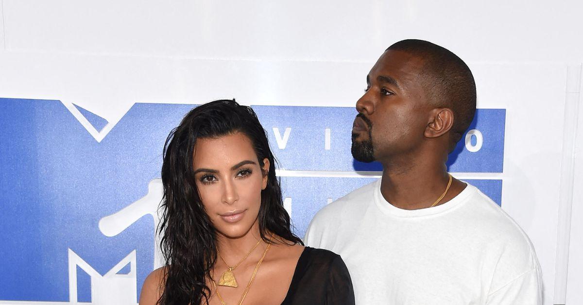 Photo of Kim Kardashian and Kanye West