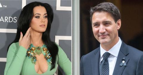 picture of Katy Perry and Justin Trudeau