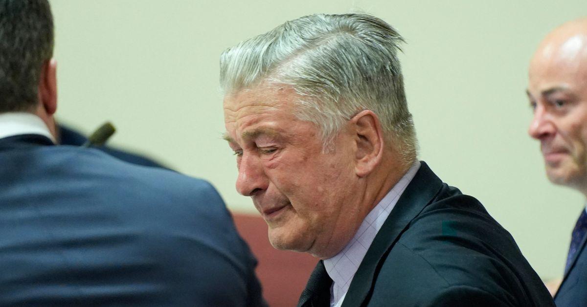 Photo of Alec Baldwin in court.