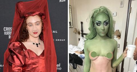 Split photos of Chappell Roan