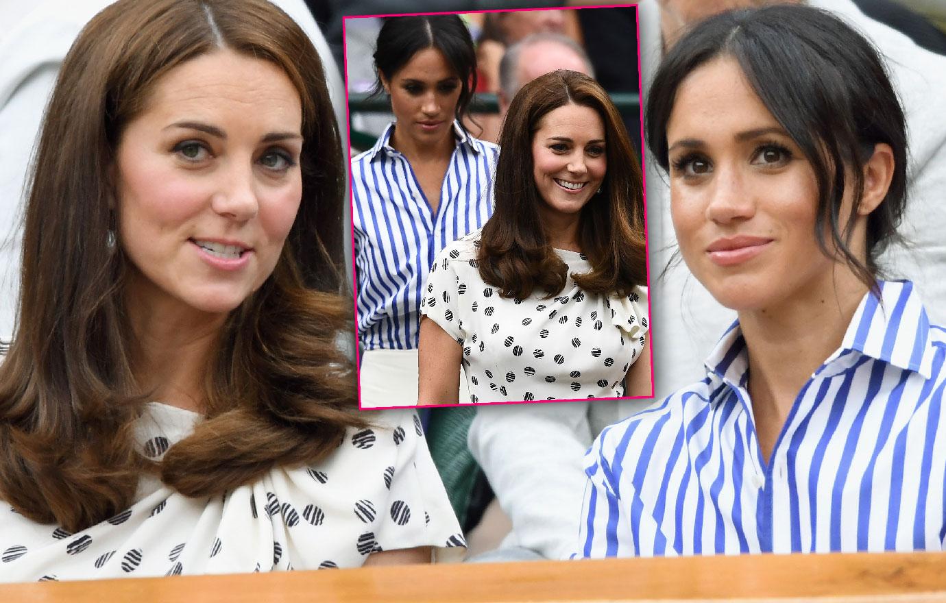 Meghan Markle And Kate Middleton First Solo Appearance Together Wimbledon