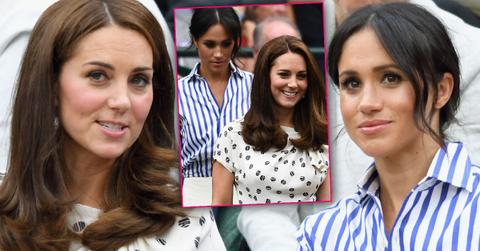 Meghan Markle And Kate Middleton First Solo Appearance Together Wimbledon