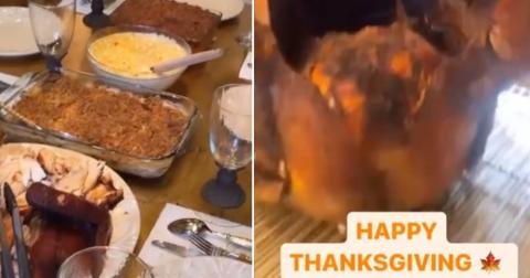 kim kroy celebrate thanksgiving together after cops visit