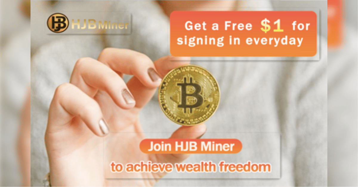 hjb miner launches simple cloud mining service bringing passive income bitcoin price rises