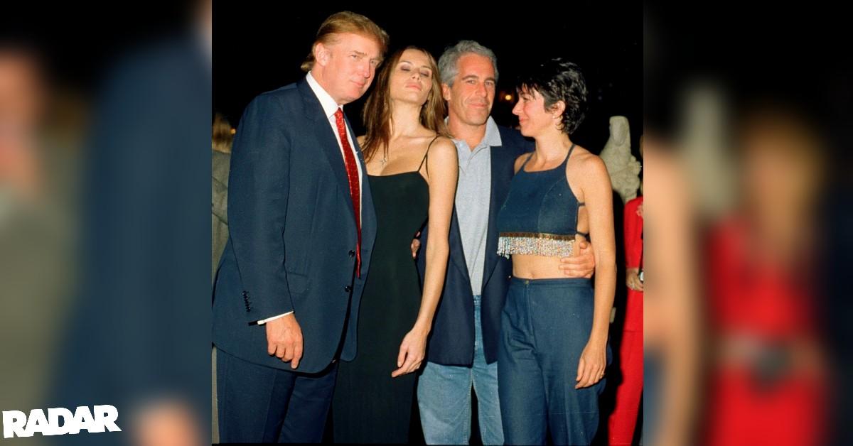 Photo of Donald Trump, Melania Trump, Jeffrey Epstein and Ghislaine Maxwell