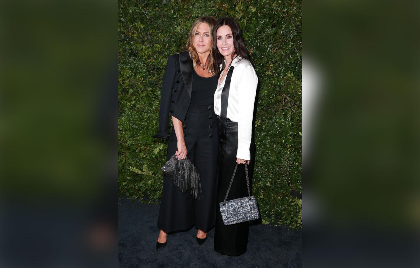 Jennifer Aniston And Courtney Cox Attend Chanel Dinner