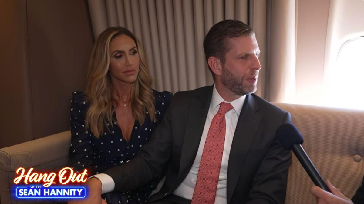 Photo of Lara and Eric Trump