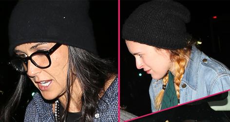 //demi rumer partying