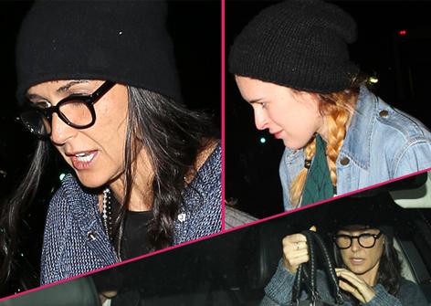 //demi rumer partying