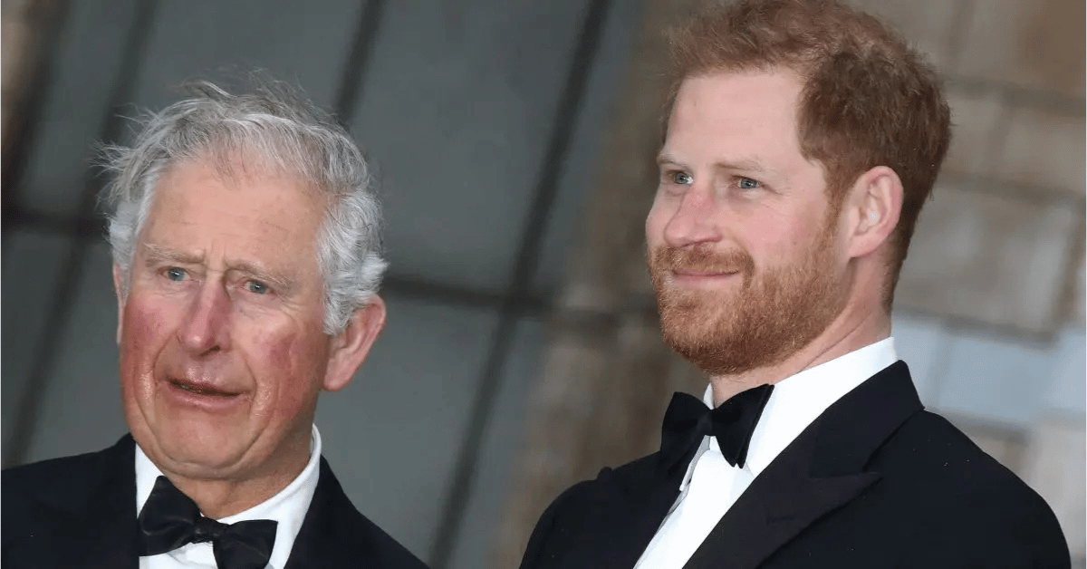 Photo of Prince Harry and King Charles III