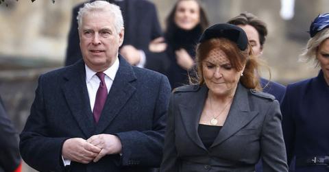 Photo of Andrew Windsor and Sarah Ferguson