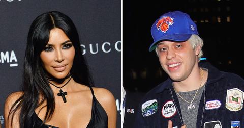 kim kardashian kissing pete davidson jon vinnys la photos pda