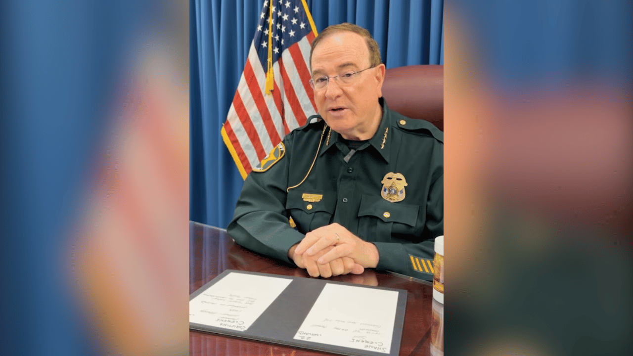 Polk County Sheriff Grady Judd explained the arrest on his YouTube channel.