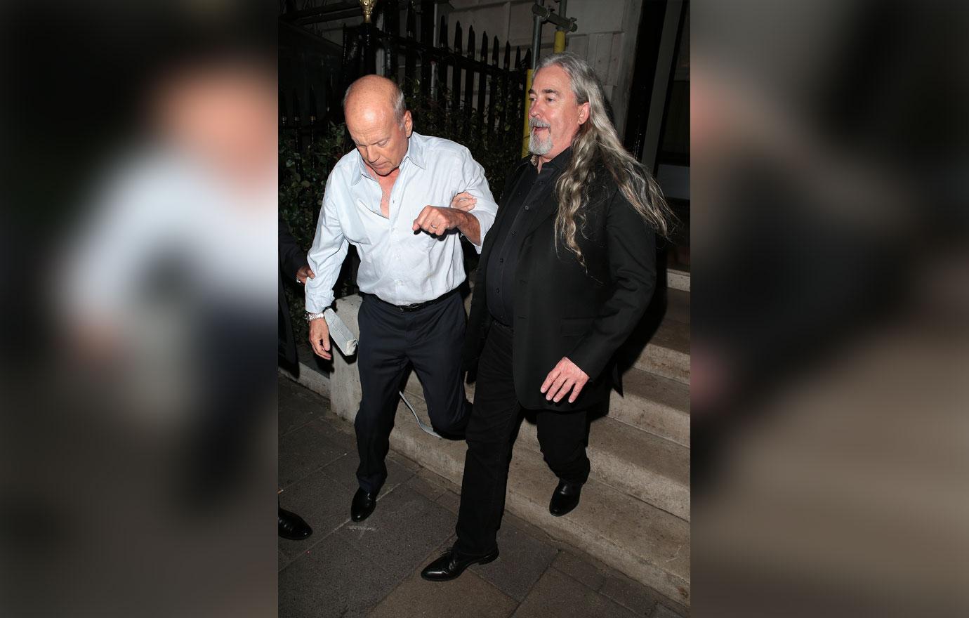 Bruce Willis Drunk Leaving Club Party