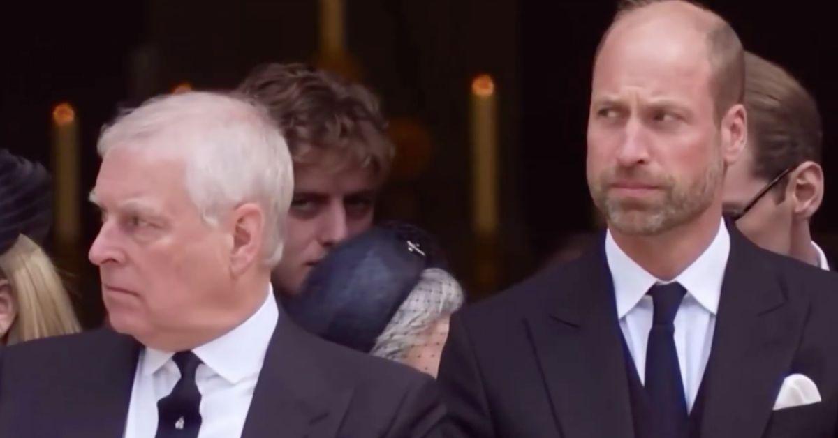 picture of Prince Andrew and Prince William
