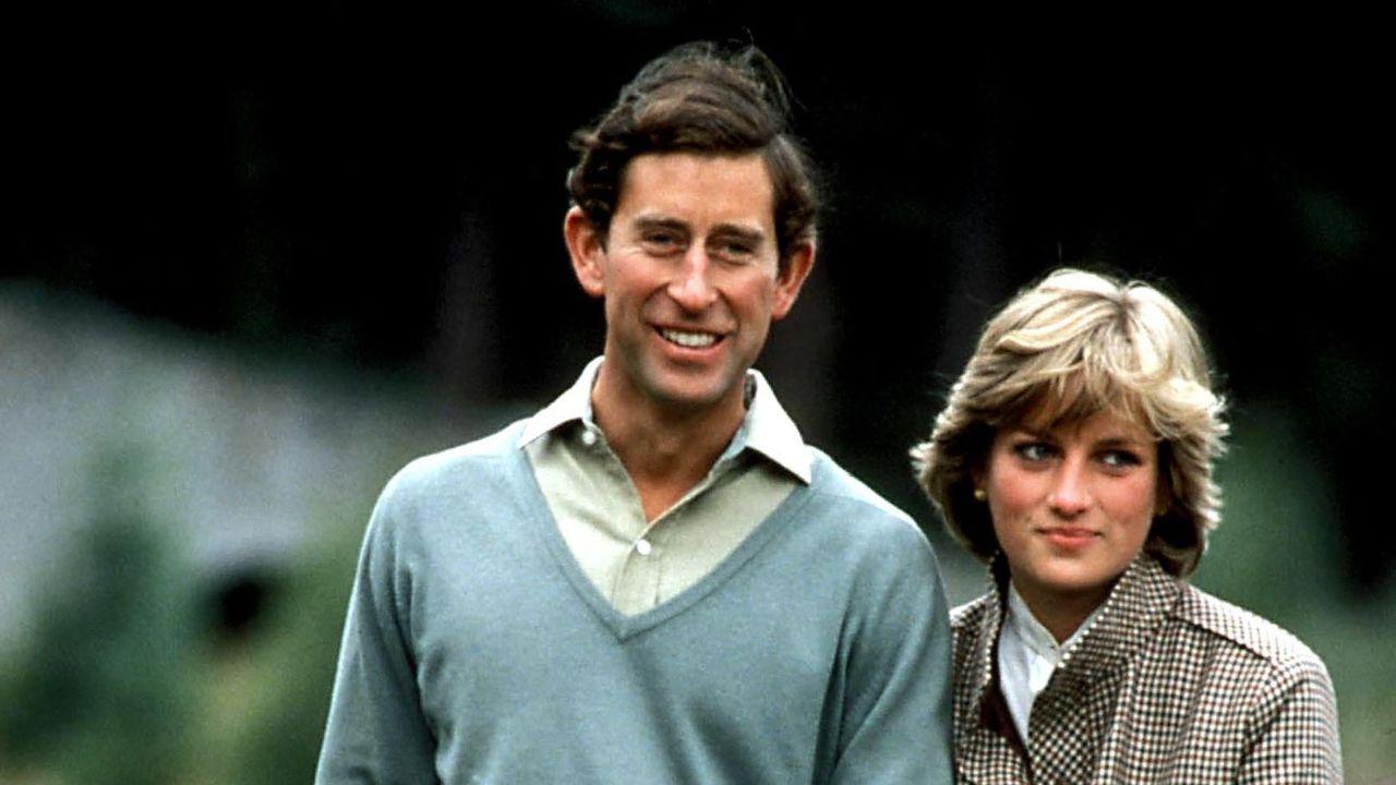 A photo of Prince Charles and Princess Diana