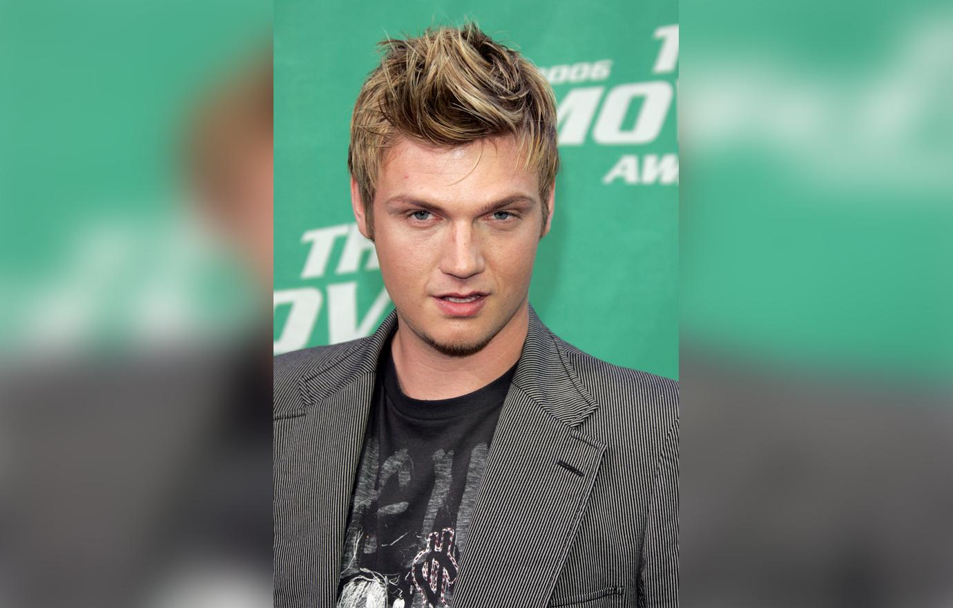 Nick Carter Closeup Looking Serious in 2006 Feud With Brother Aaron