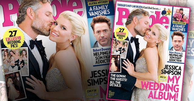 //jessica simpson eric johnson people magazine cover wedding photos pp sl