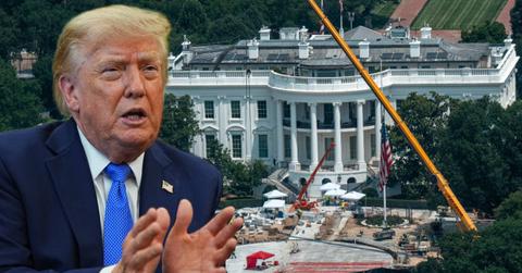 President Donald Trump, White House Ballroom