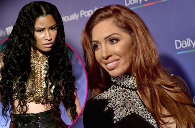 //nicki minaj farrah abraham feud bad mother pp