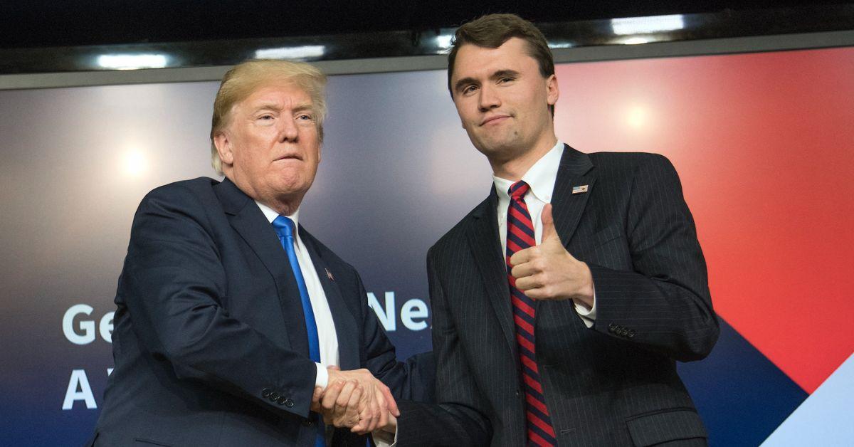 Photo of Donald Trump, Charlie Kirk