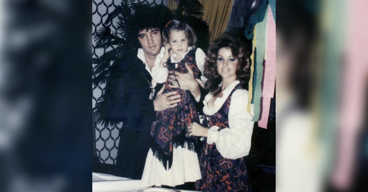 Photo of Elvis Presley and his family