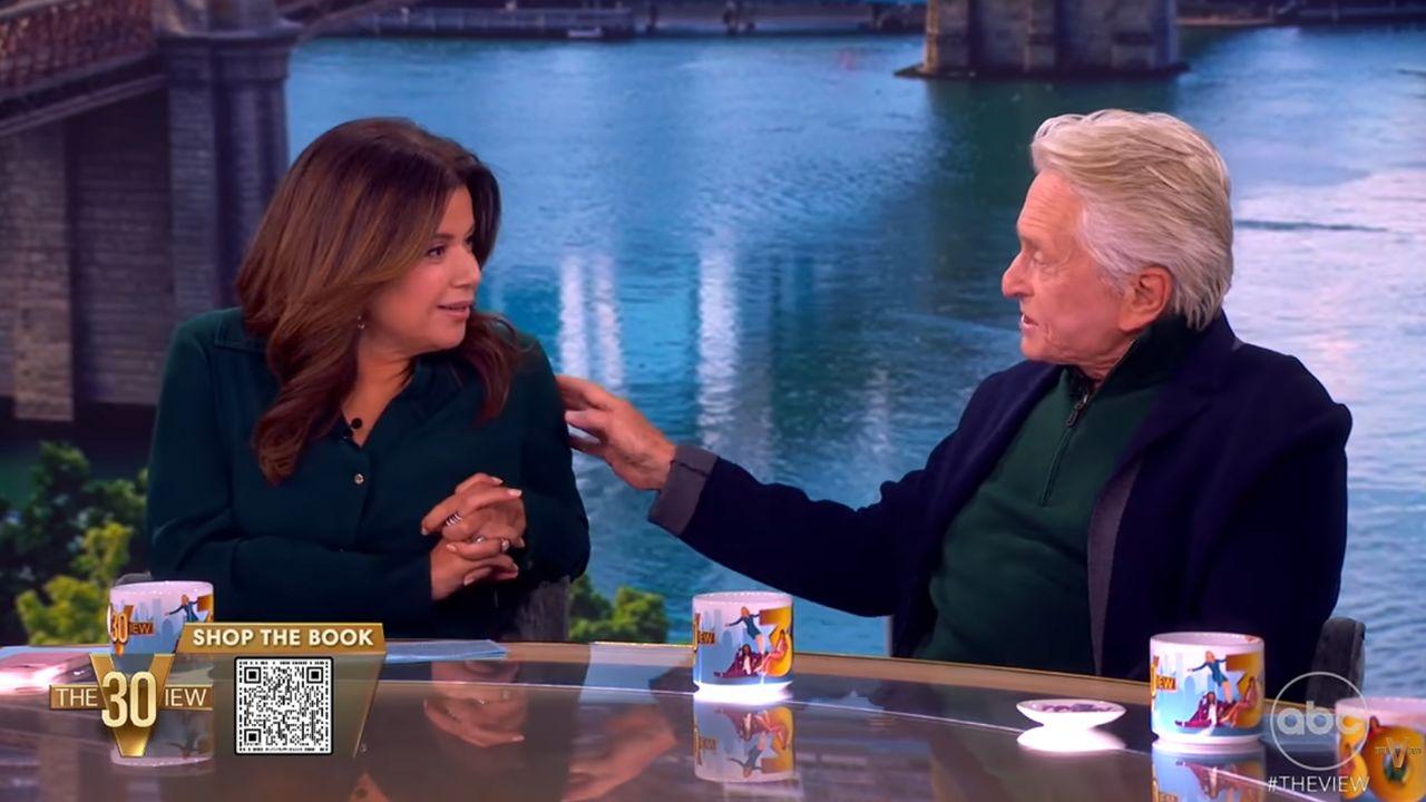 Photo of Michael Douglas and Ana Navarro