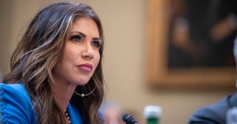 newsmax host kristi noem book editor liberal plant puppy killing story